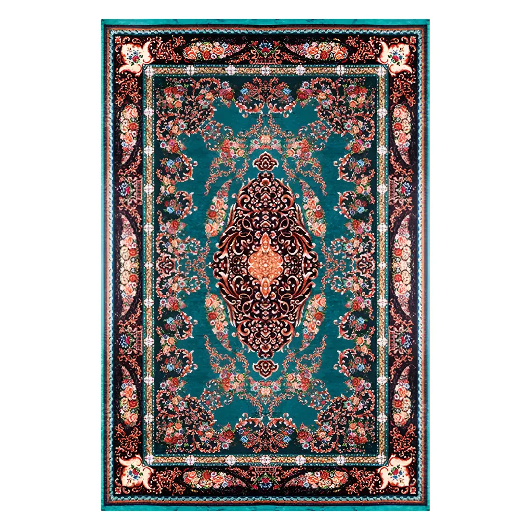 فرش مخمل نادی طرح سنتی کد O112
