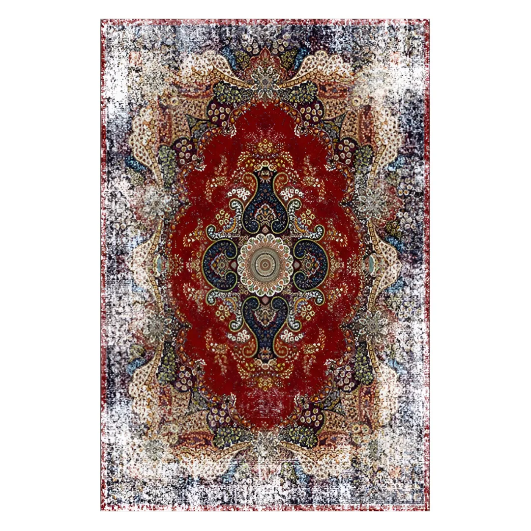 فرش مخمل نادی طرح سنتی کد O114