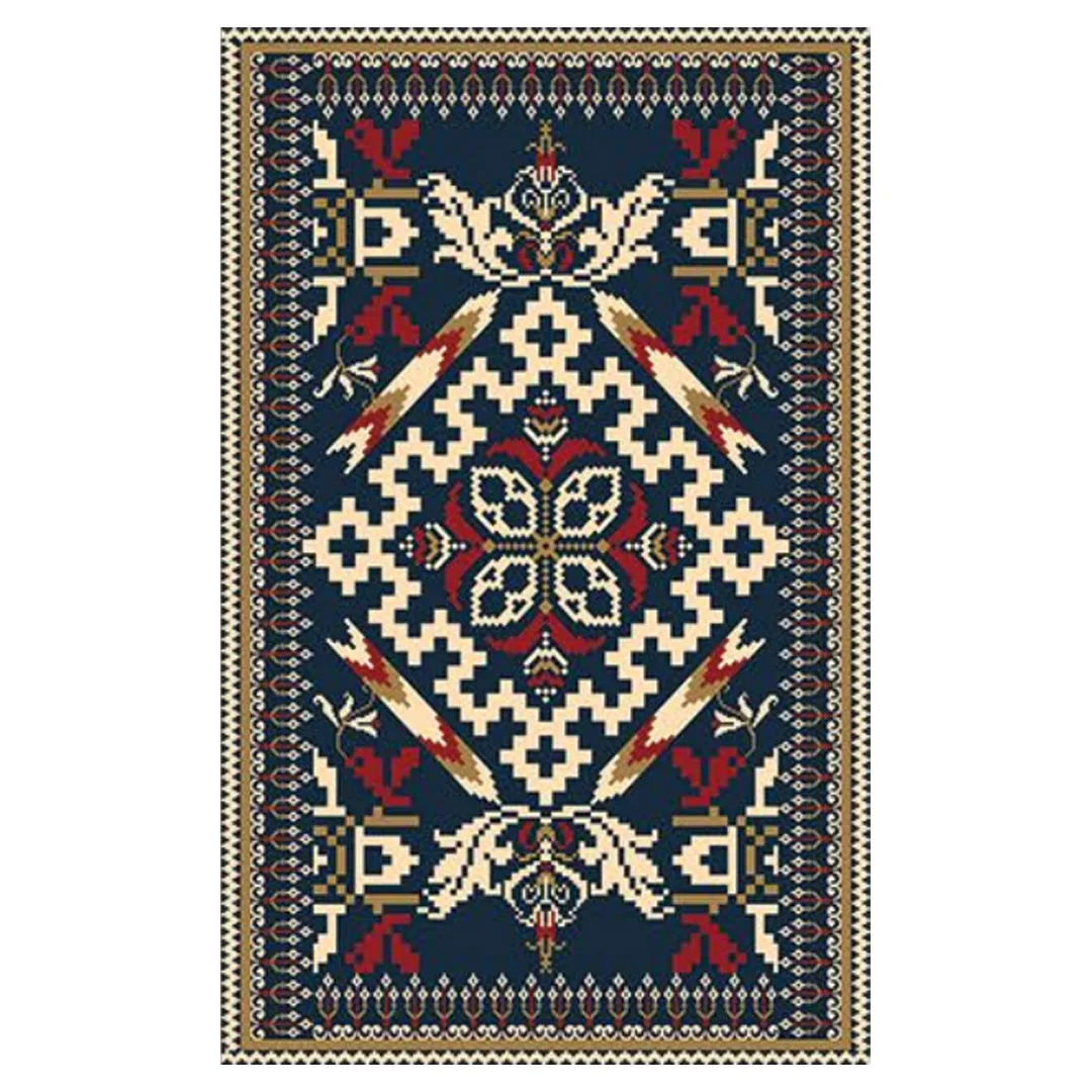 فرش مخمل نادی طرح سنتی کد o171