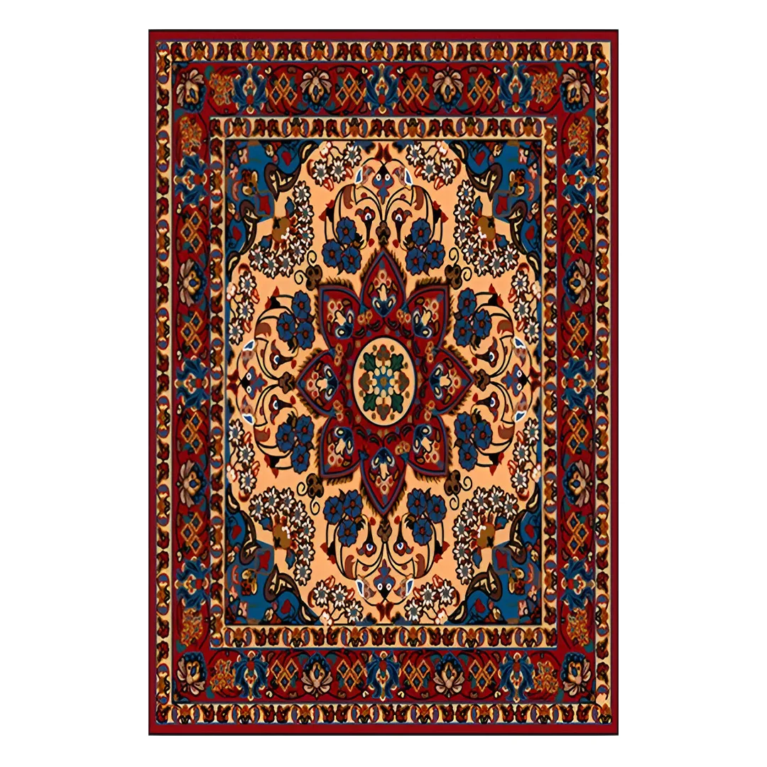 فرش مخمل نادی طرح سنتی کد O100