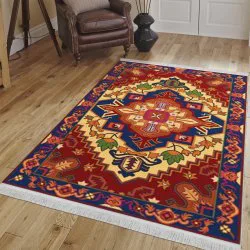 فرش مخمل نادی طرح سنتی کد o161
