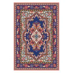 فرش مخمل نادی طرح سنتی کد o140