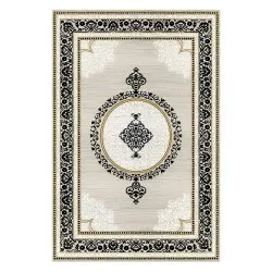 فرش مخمل نادی طرح سنتی کد O108