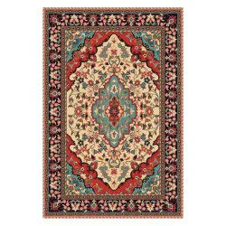فرش مخمل نادی طرح سنتی کد o130