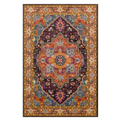 فرش مخمل نادی طرح سنتی کد o151