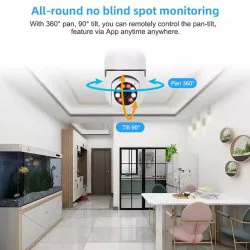 دوربین امنیتی 360 درجه پانوراما مدل Infrared