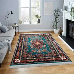 فرش مخمل نادی طرح سنتی کد O112
