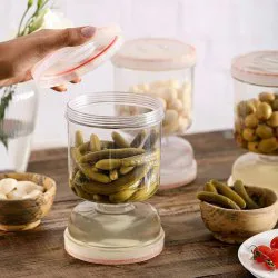 ظرف نگهدارنده خیارشور و زیتون