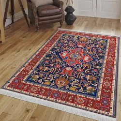 فرش مخمل نادی طرح سنتی کد o133