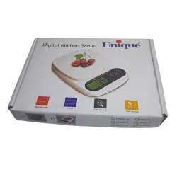 ترازو 10 کیلو آشپزخانه صفحه نمایش دیجیتال لامپ دار مدل Unique