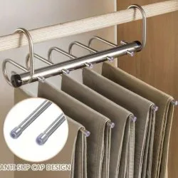 رخت آویز 5 طبقه رگالی مدل تمام استیل