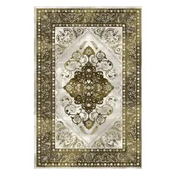 فرش مخمل نادی طرح سنتی کد O105