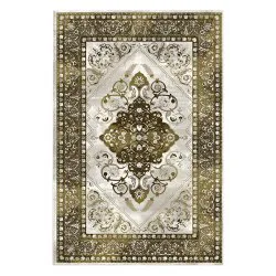 فرش مخمل نادی طرح سنتی کد O108