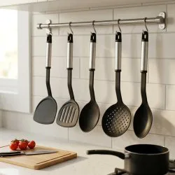 سرویس کفگیر و ملاقه 5 پارچه مدل KitchenMate